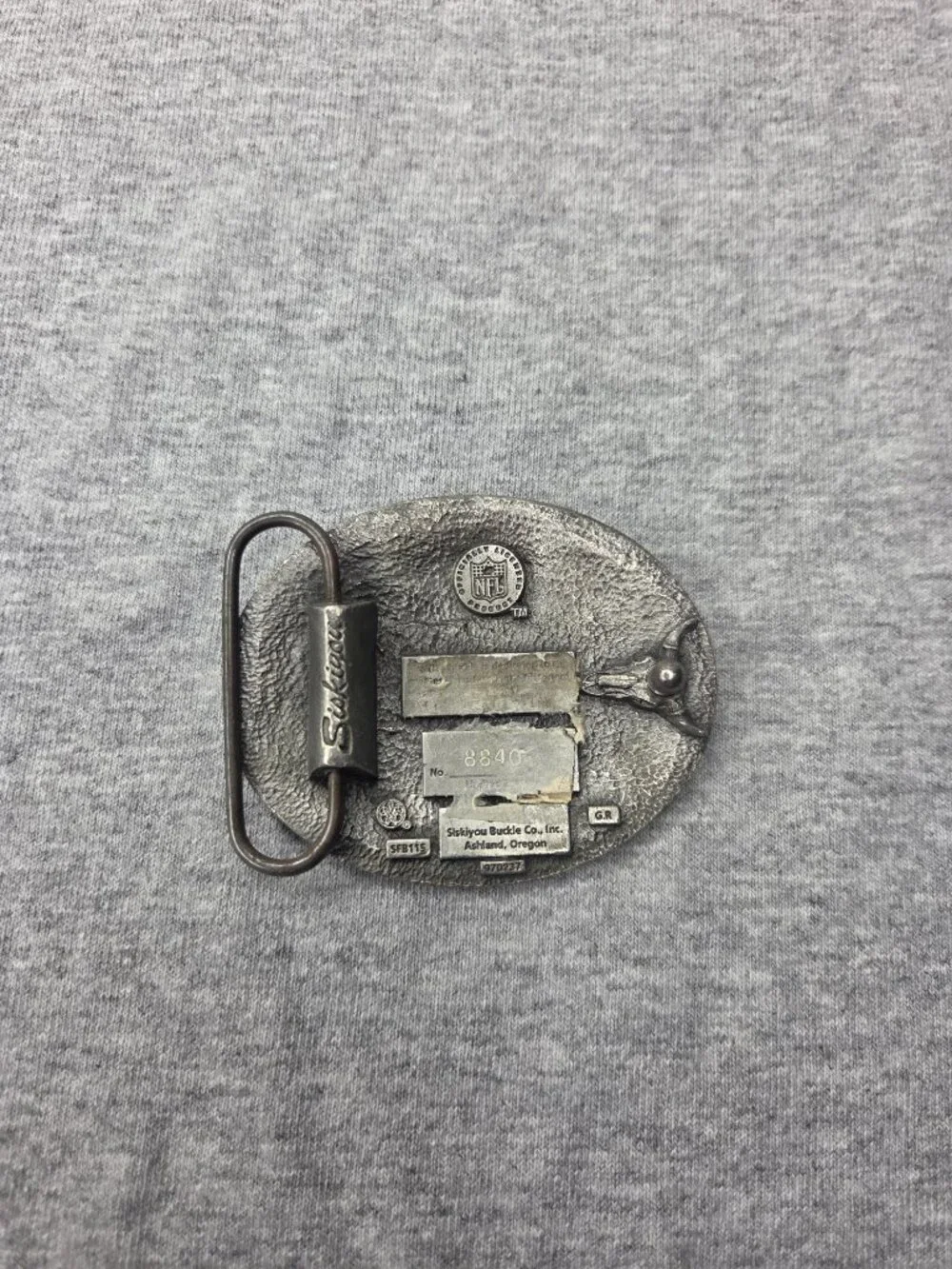 Rare 1997 Siskiyou Green Bay Packers Limited Edition Pewter Belt Buckle NFL USA